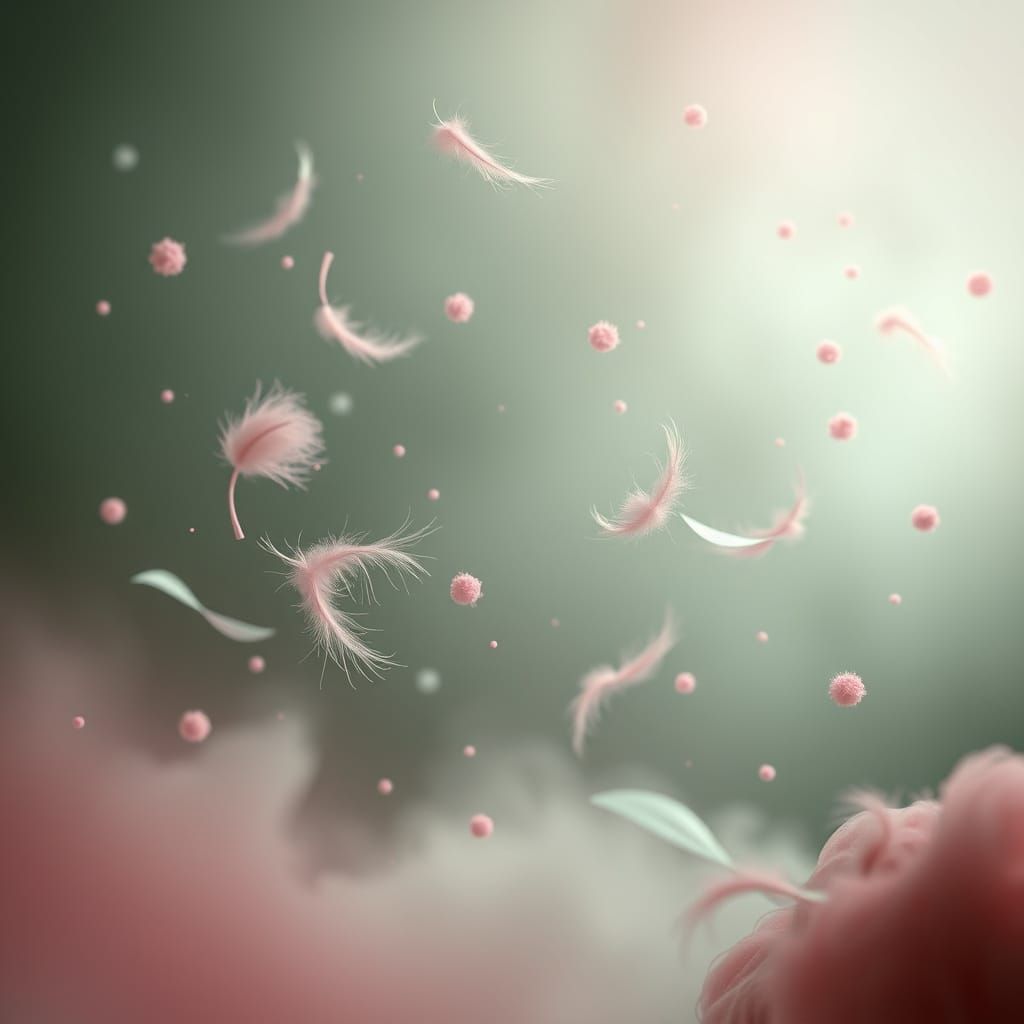 Dreamlike Manna Landscape in Soft Hues