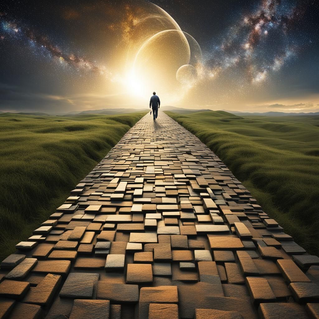 Endless Road to the Future in 3D