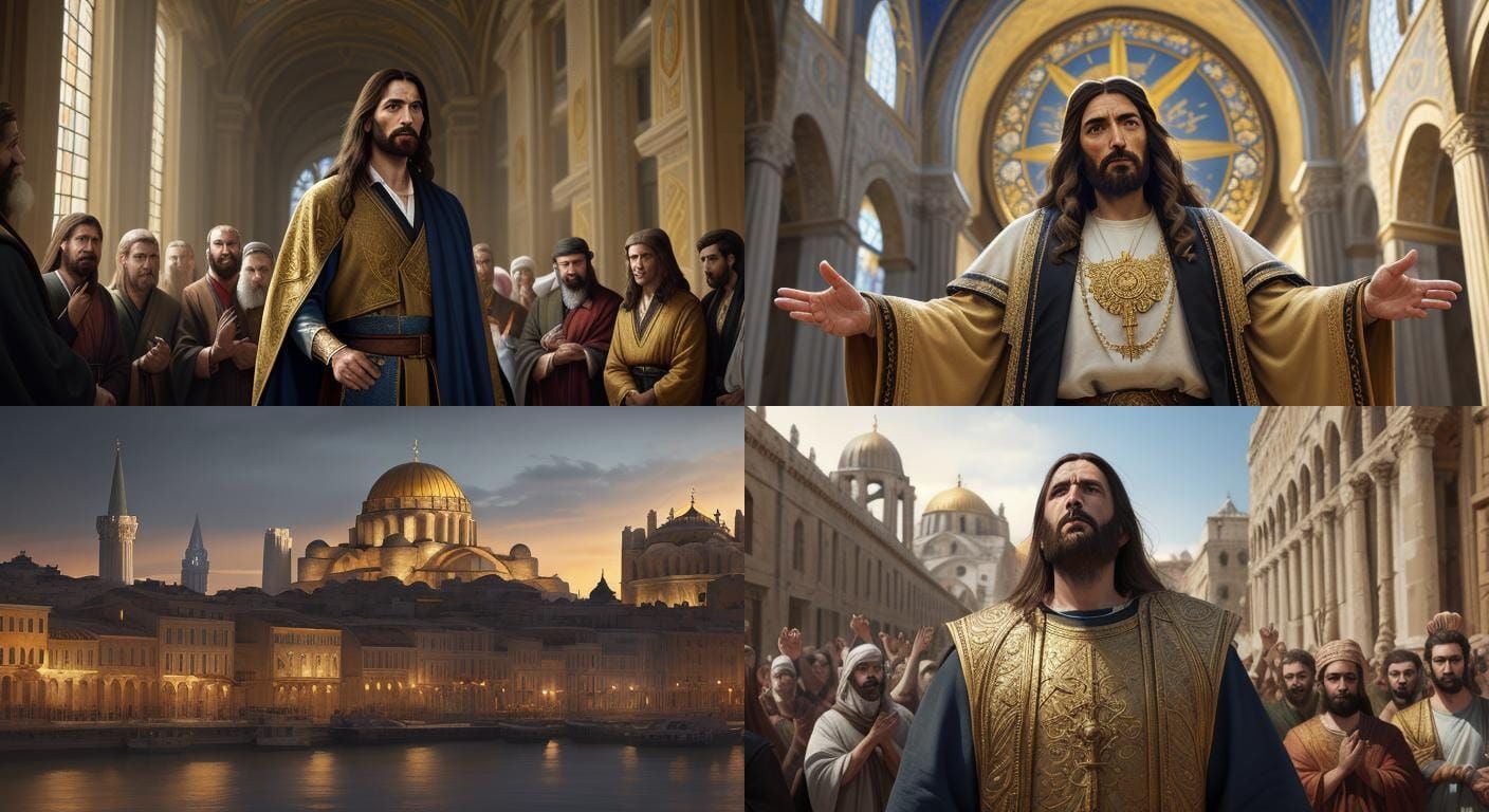 Jesus Christ Addresses People in Constantinople