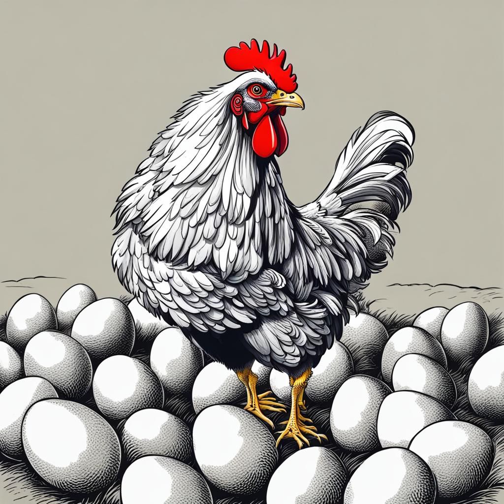 Chicken Refuses to Sit on Eggs