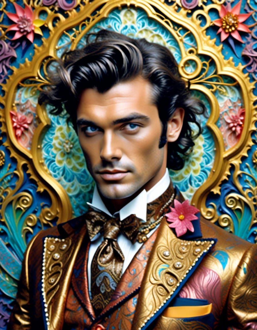 Handsome elegant man