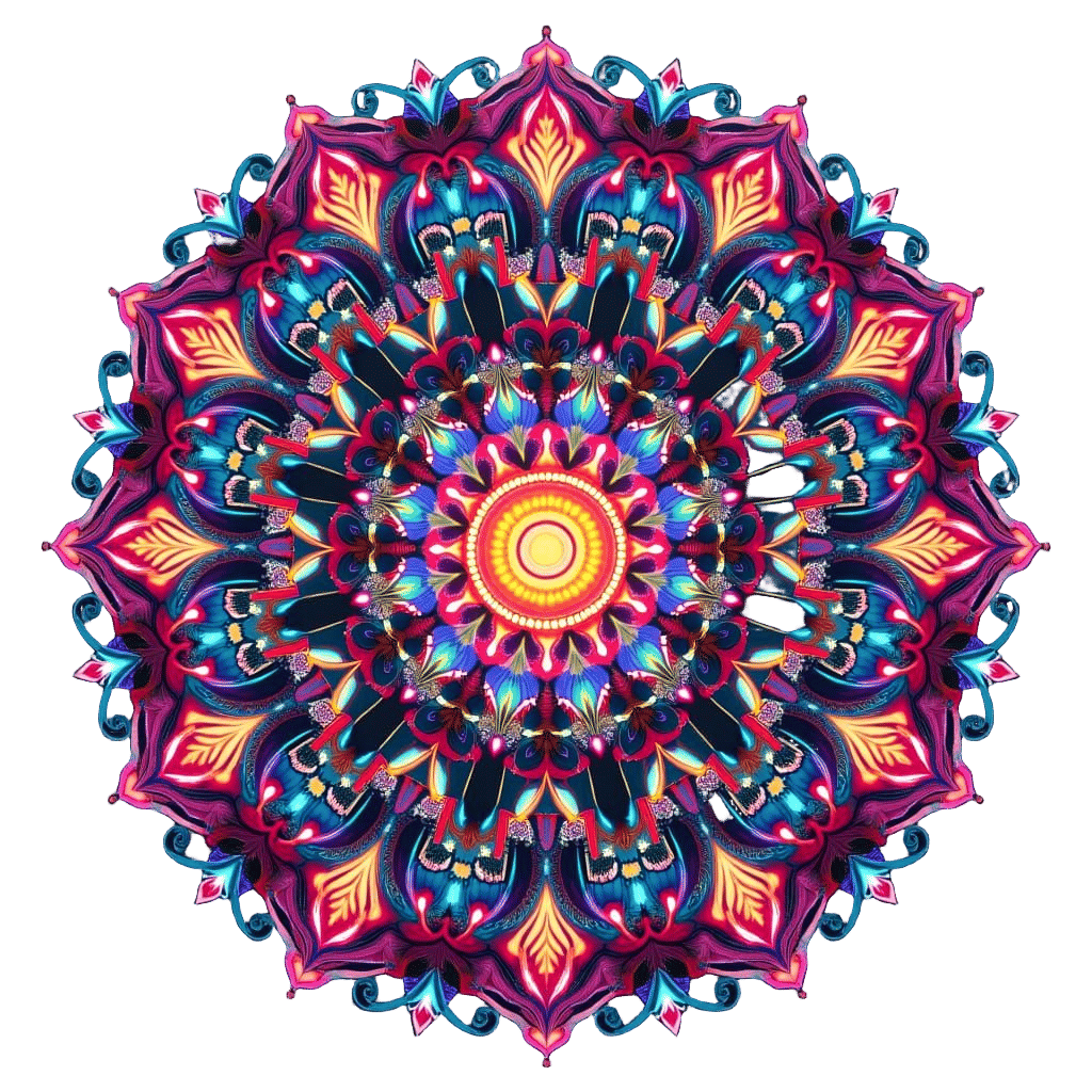 Colorful Intricate Mandala Design