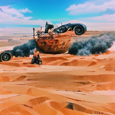 Mad Max Inspired AI Image
