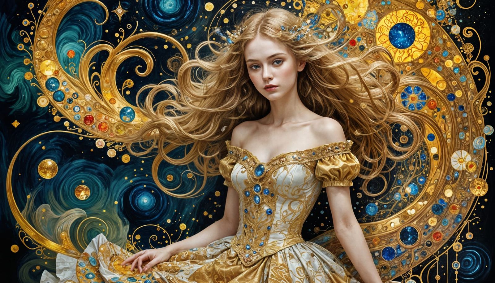 Ethereal Klimt-Inspired Dreamscapes