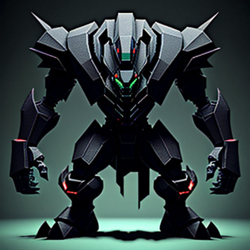 Disfigured Ridley in a Grim Metroid Prime 2 Level