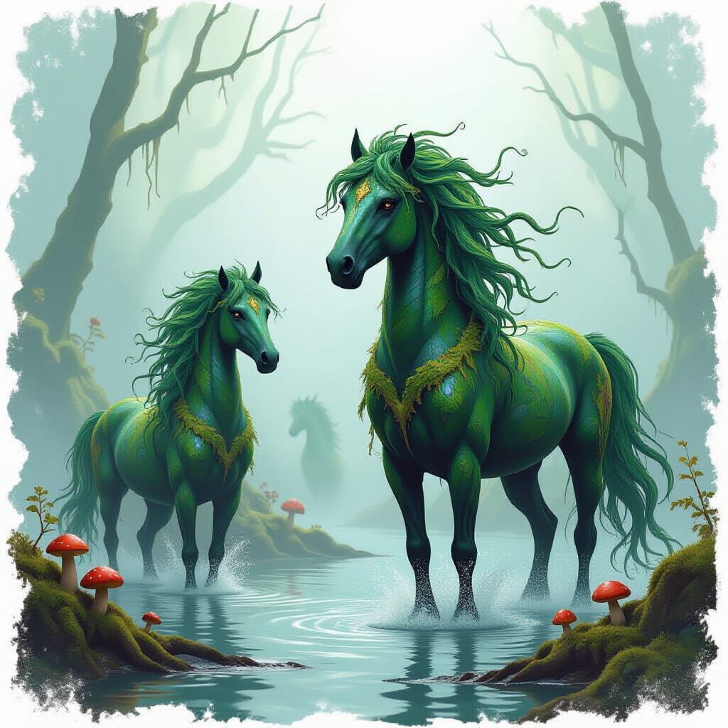 Kelpies and Wood Sprites: Mythical Creatures Merged