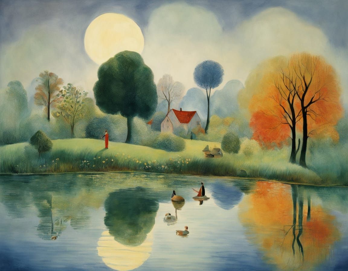 Ethereal Watercolor Dreamscapes