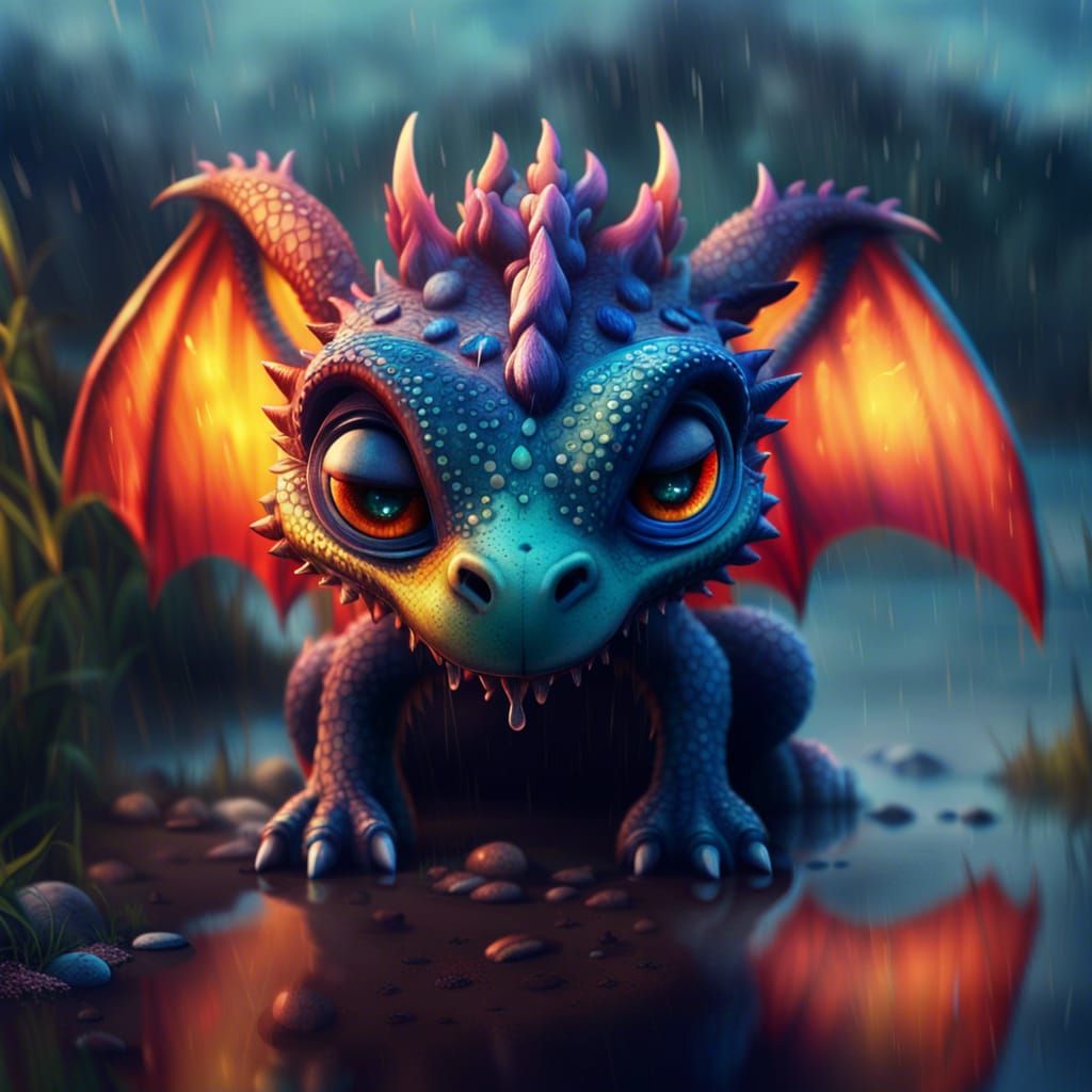 Lost baby dragon