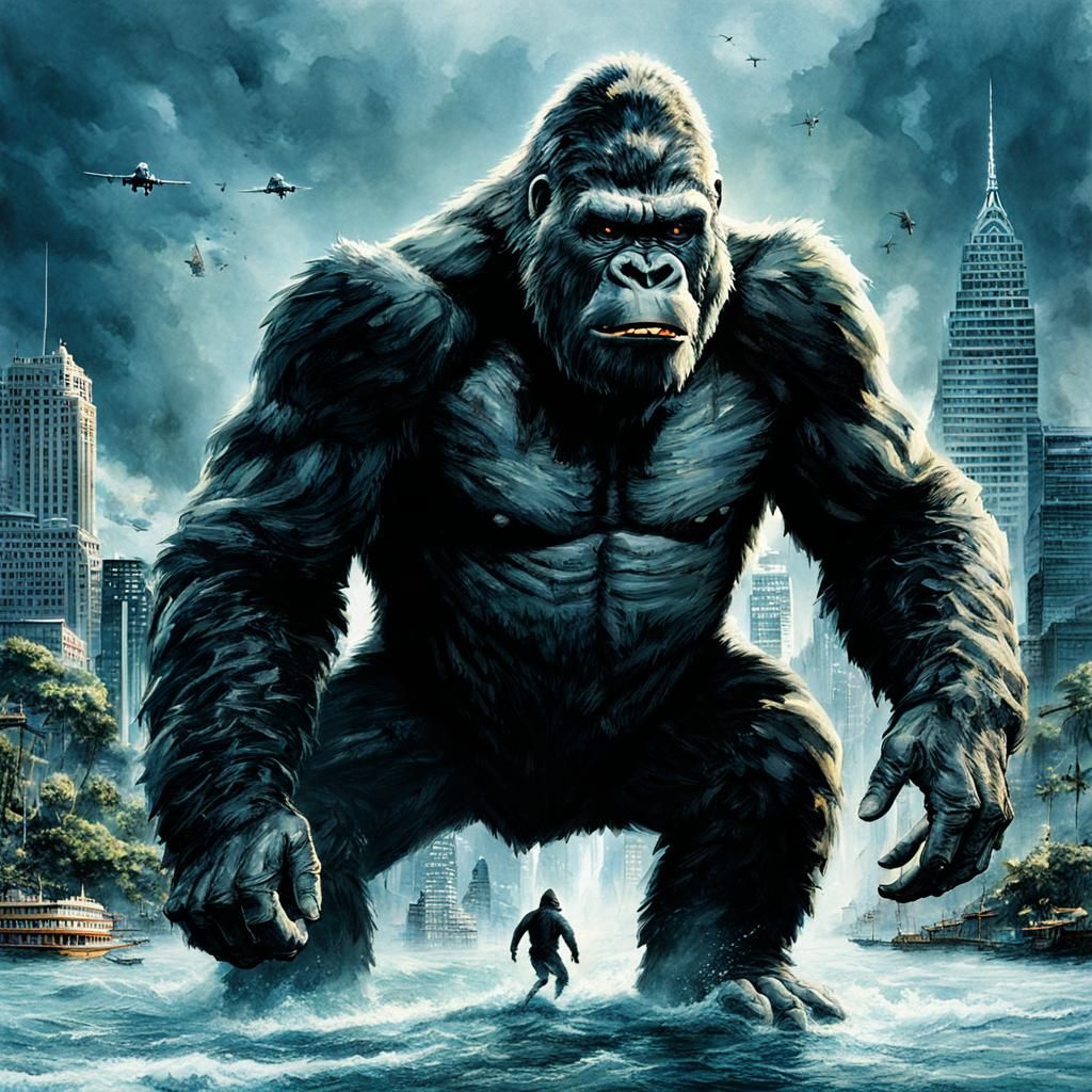 AI Generated Image of King Kong