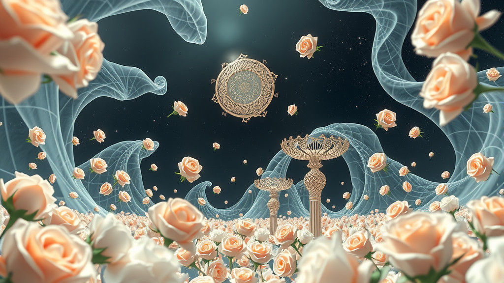 Surreal Filigree Floats Through Rose Valley