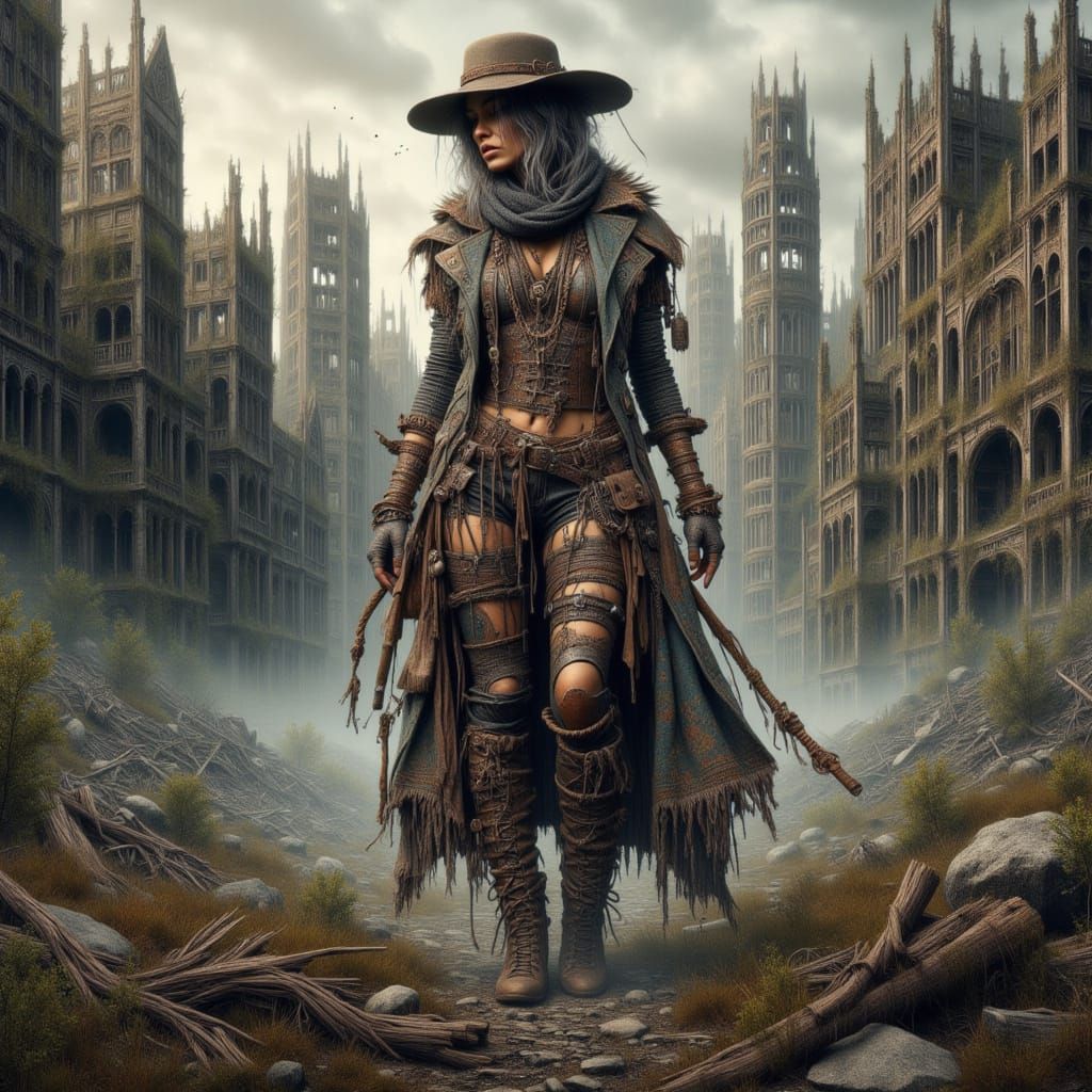 Surreal Portrait of a Free Spirit in Contemporary Fantasy St...