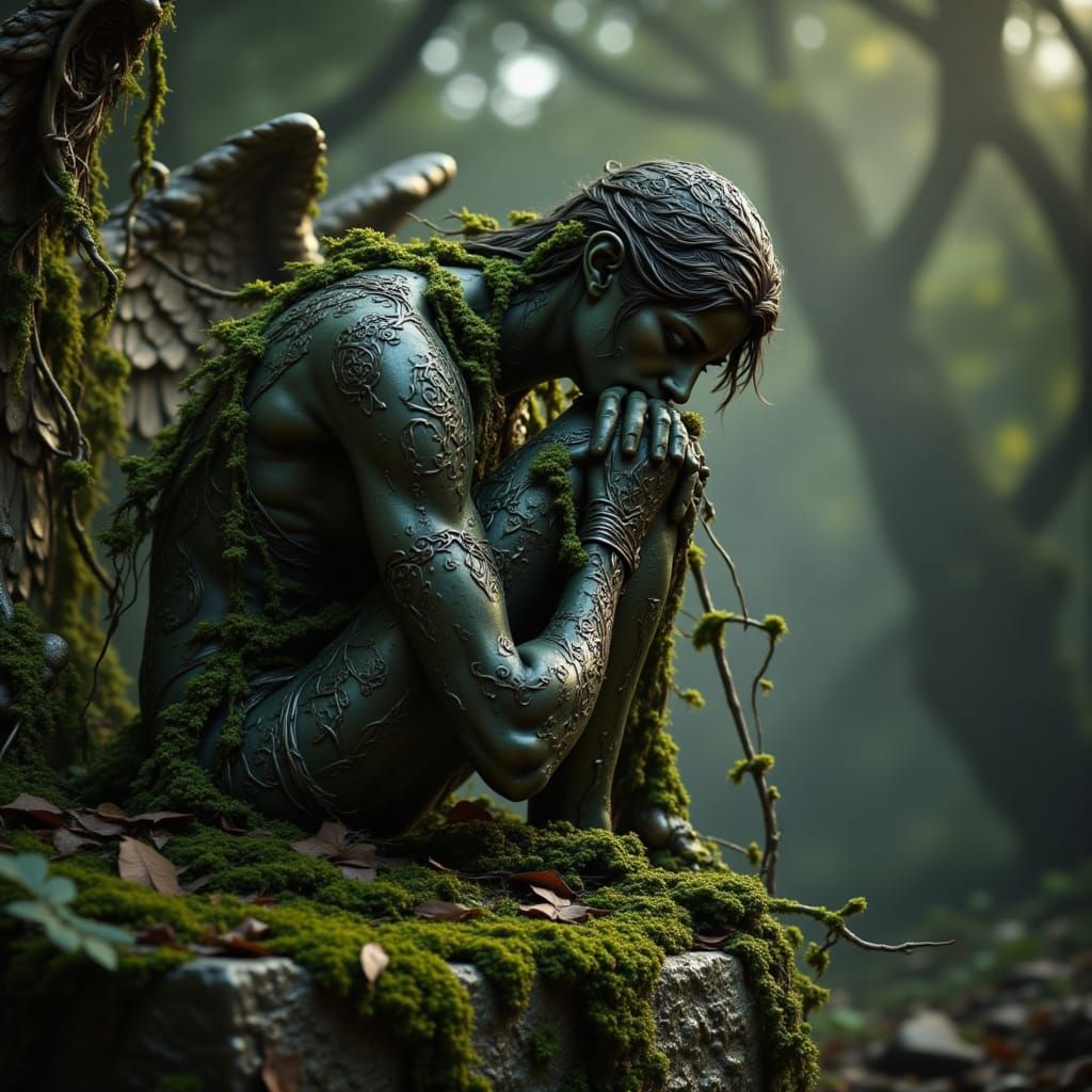 Lugus celtic male warrior Angel