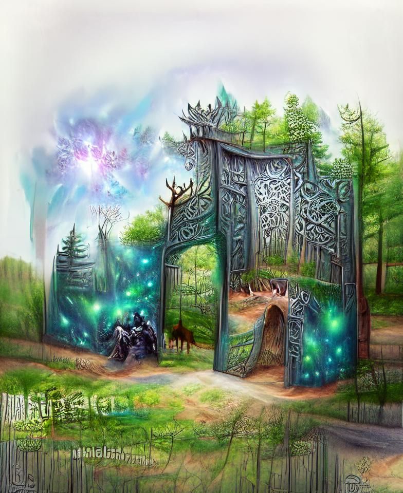 Fairytale Portal to Enchanted Woods