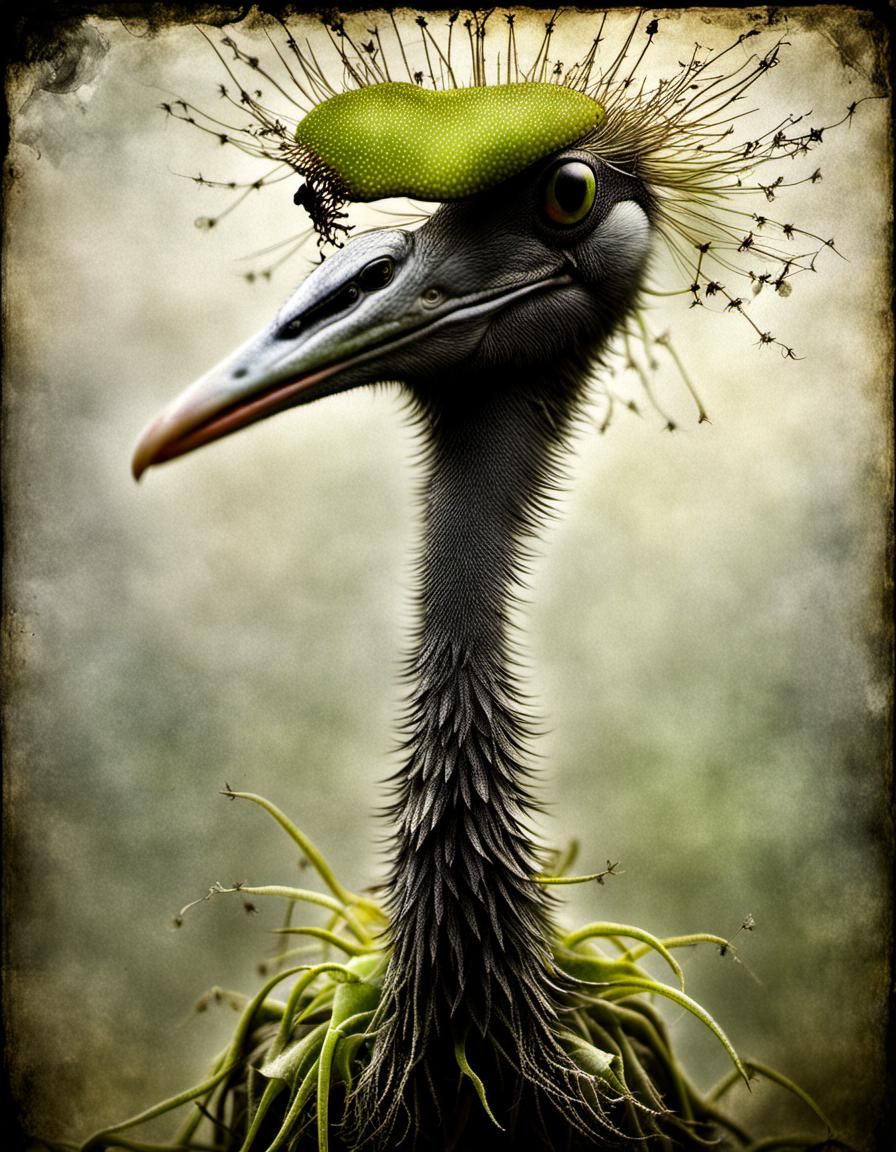 Demonic Cyborg Bear in Volcanic Hyperspace