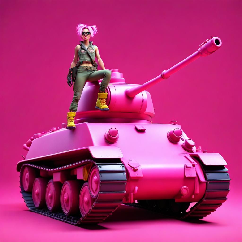 The Tank Girl action figure we deserved as kids