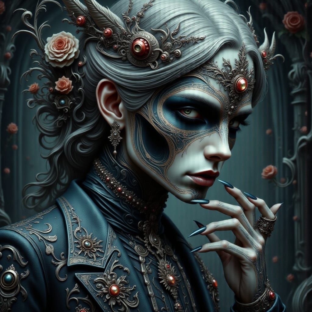 Grimdark Victorian Alleys in Baroque Style