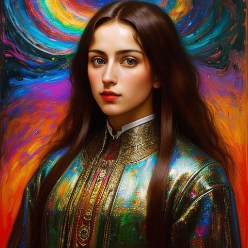 Photorealistic Oil Painting in Expressionist Style