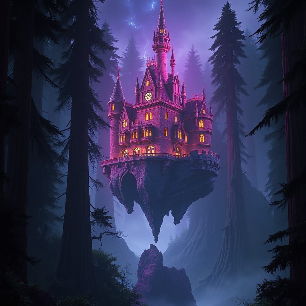 Redwood Castle: Dark Fantasy Concept Art