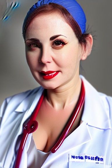 Sensual Nurse and Platypus Doctor in 8k