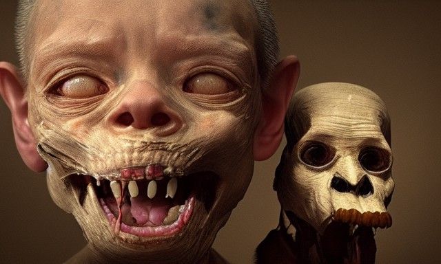 Disturbing Portrait: Alfred E. Neuman's Unsettling Feast