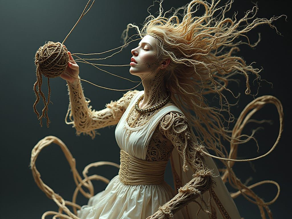 Mechanical Furies Strung Along Through Bi-Infinite String Do...