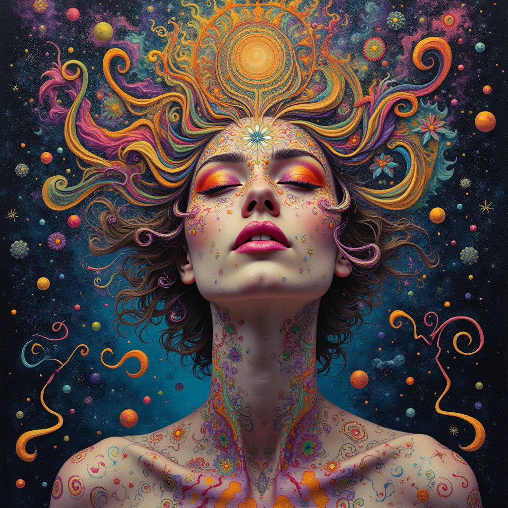 Psychedelic Trance: A Surrealist Dreamscape