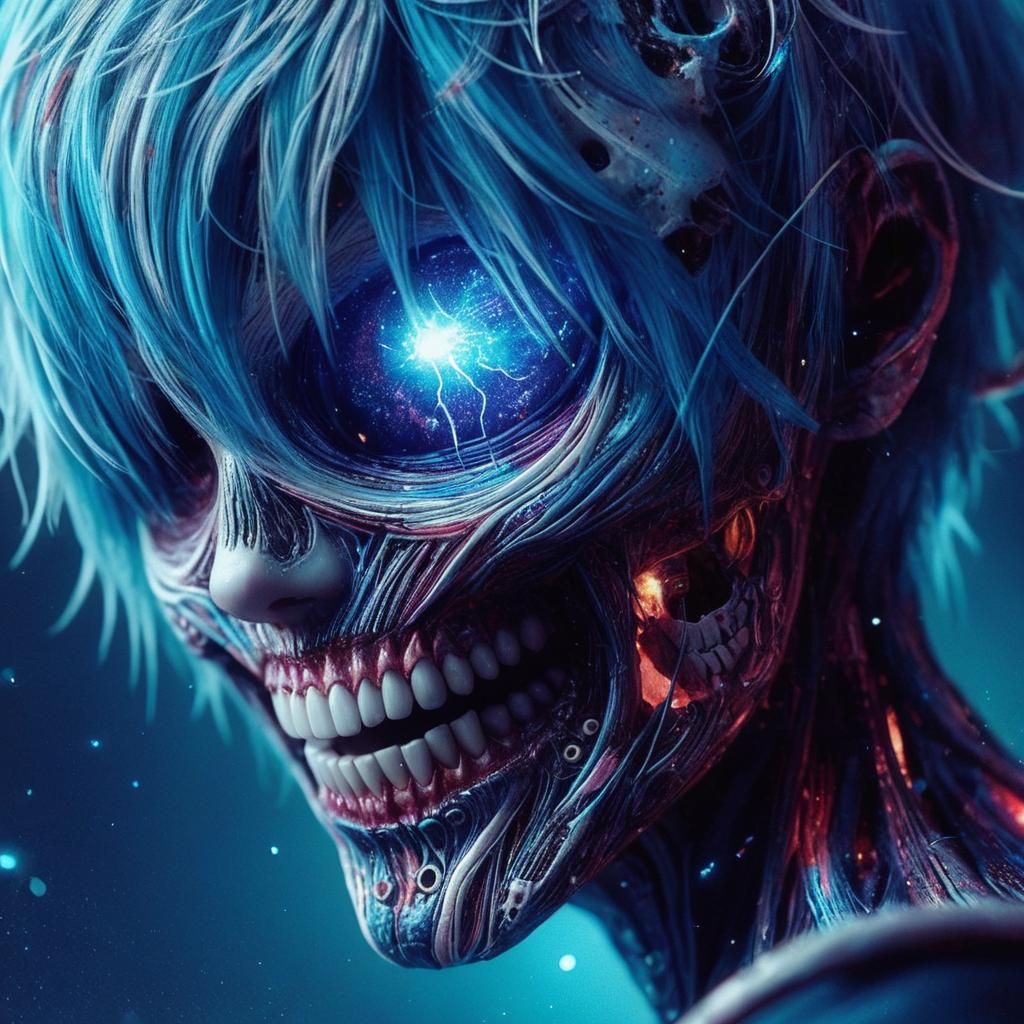 High Contrast Black and White Abstract Design