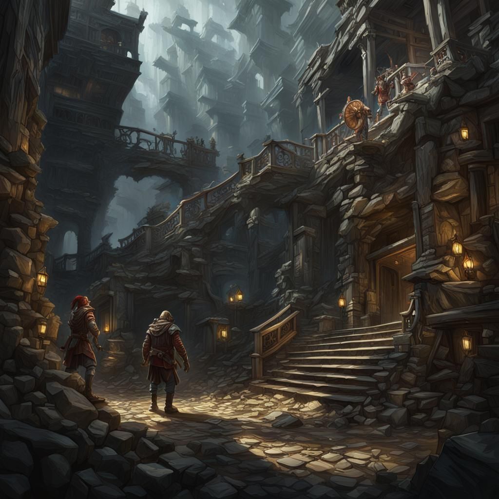 Dark Fantasy Nobody Concept Art in 8k Resolution