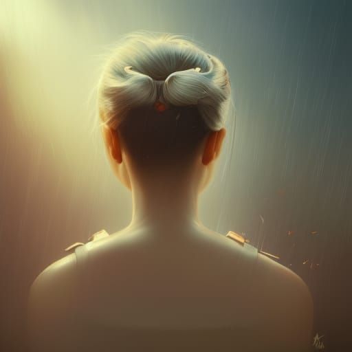 Detailed Portrait from North Korea, Splash Art Style