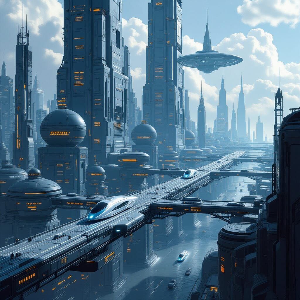 Futuristic Tartarian Metropolis: Advanced Tech in Digital Ar...