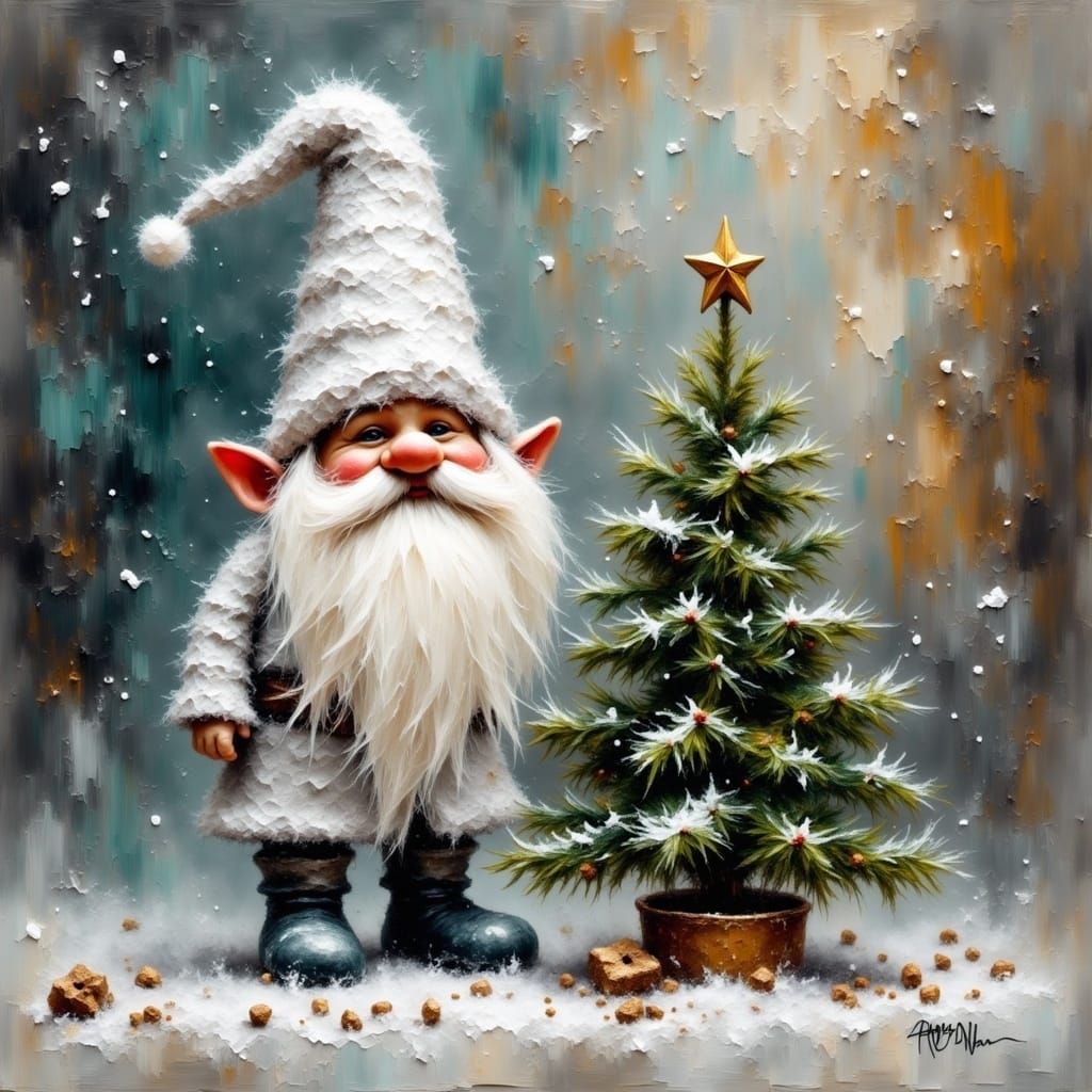 Christmas portrait - gnome
