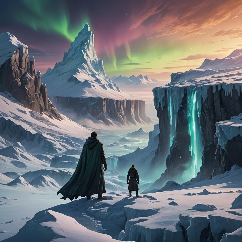 Frozen Cliffside Overlooking Uncharted Lands