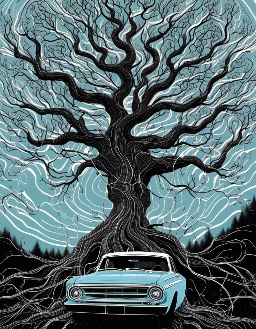 Whomping Willow <lora:cminimalisk:1.0>