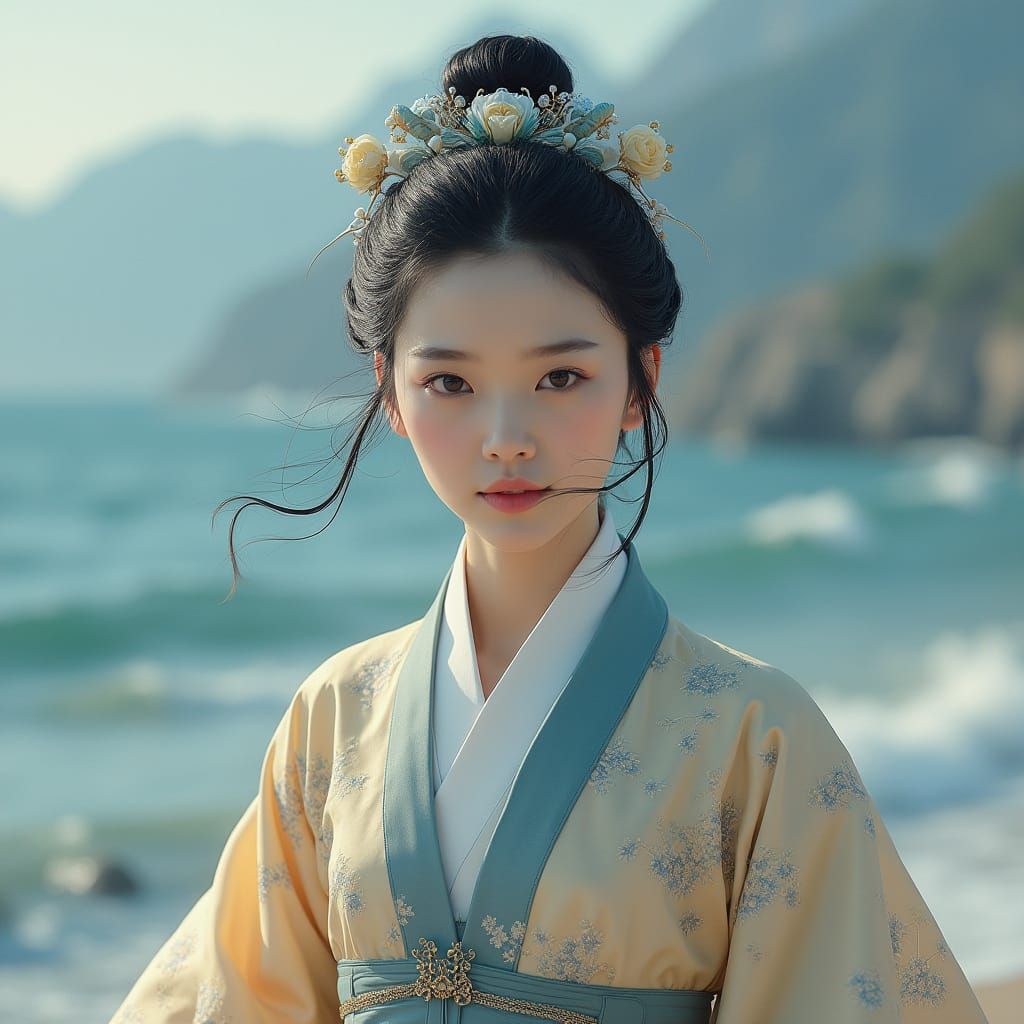 Ethereal Joseon Goddess of the Wind and Sea