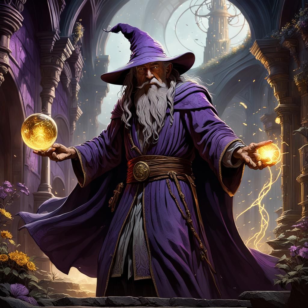 Gandalf in Dark Fantasy Style, 8k