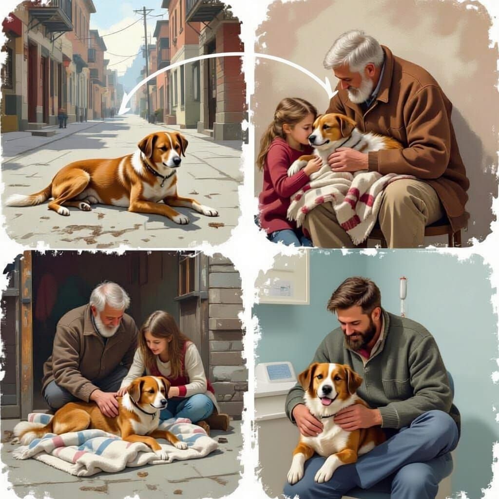 Dog's Journey from Street to Loving Home