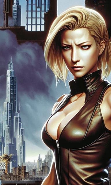 Parasite Eve Movie Poster: Ultra Detailed Art Nouveau