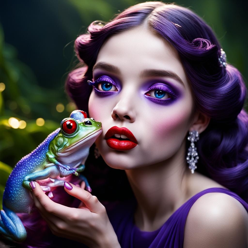 A Confident Princess in a Magical Kiss