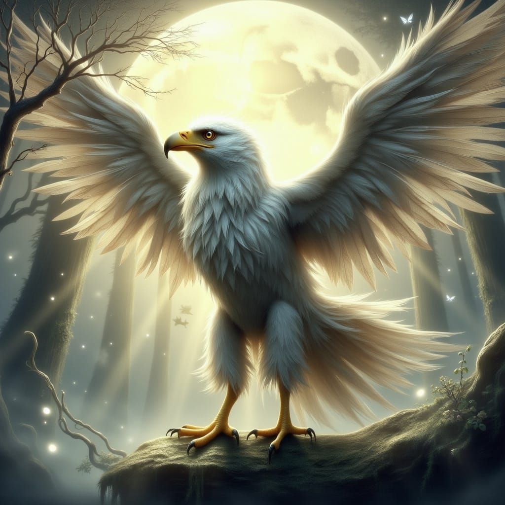 <lora:BeautifulFairyFlux:1.0> Full shot Hyper-realistic ethe...