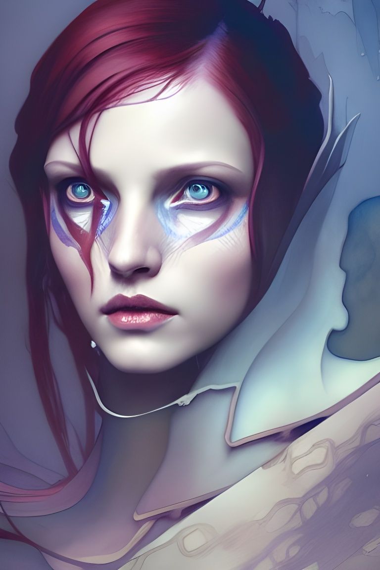 Leliana Portrait in Digital Watercolor Style