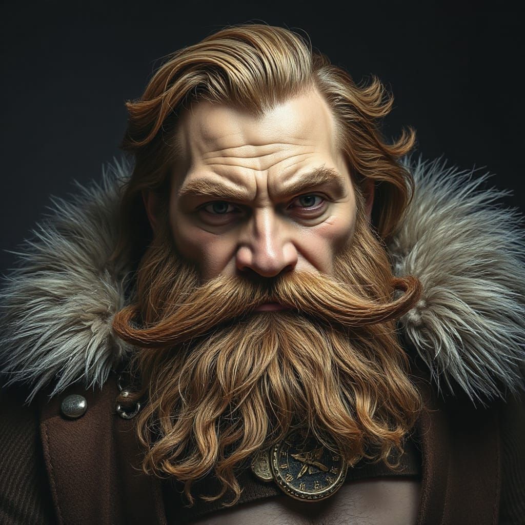 Hairy Hunk Generated by AI