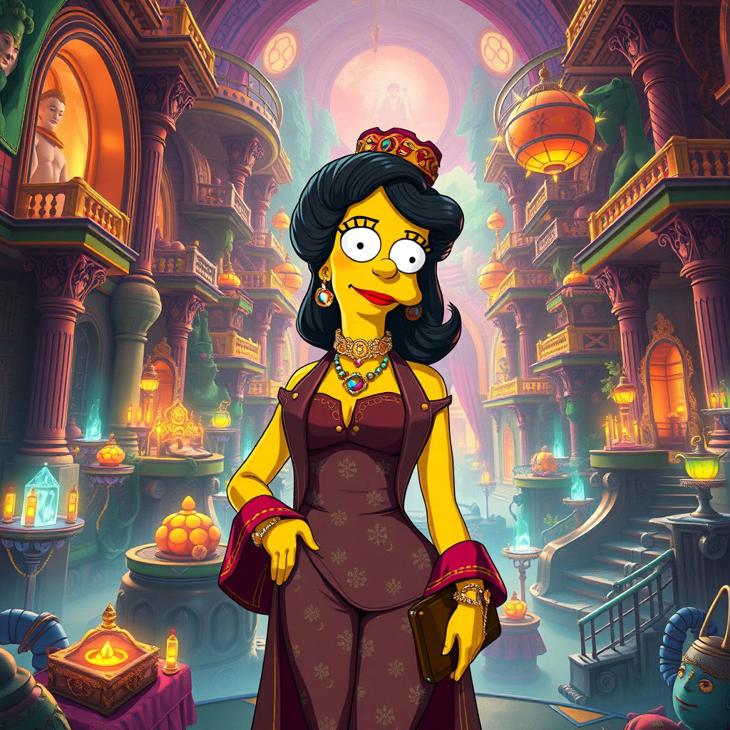 Luxurious Fantasy Scene in Hyper-Realistic Style