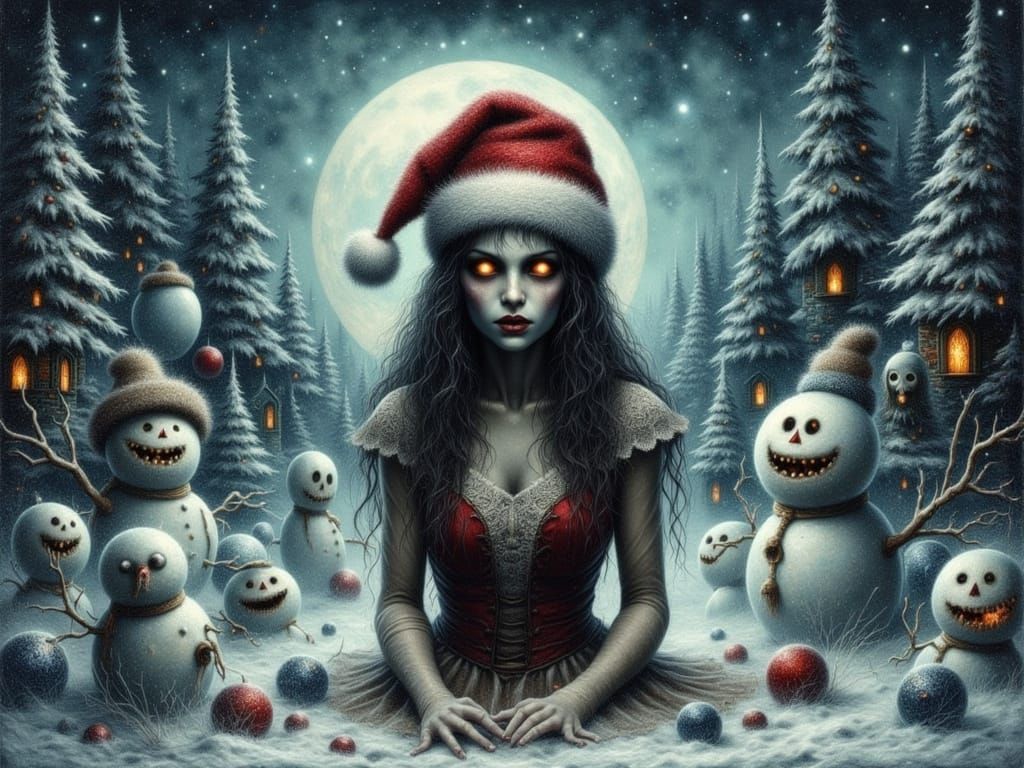 Gothic Holiday Wonder: Burtonesque Christmas Eve