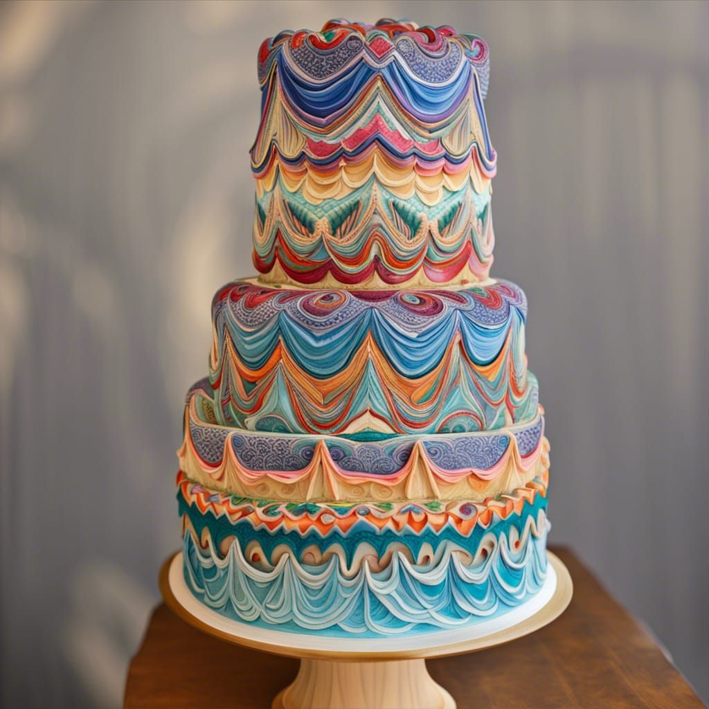 Kaleidoscope  Cake