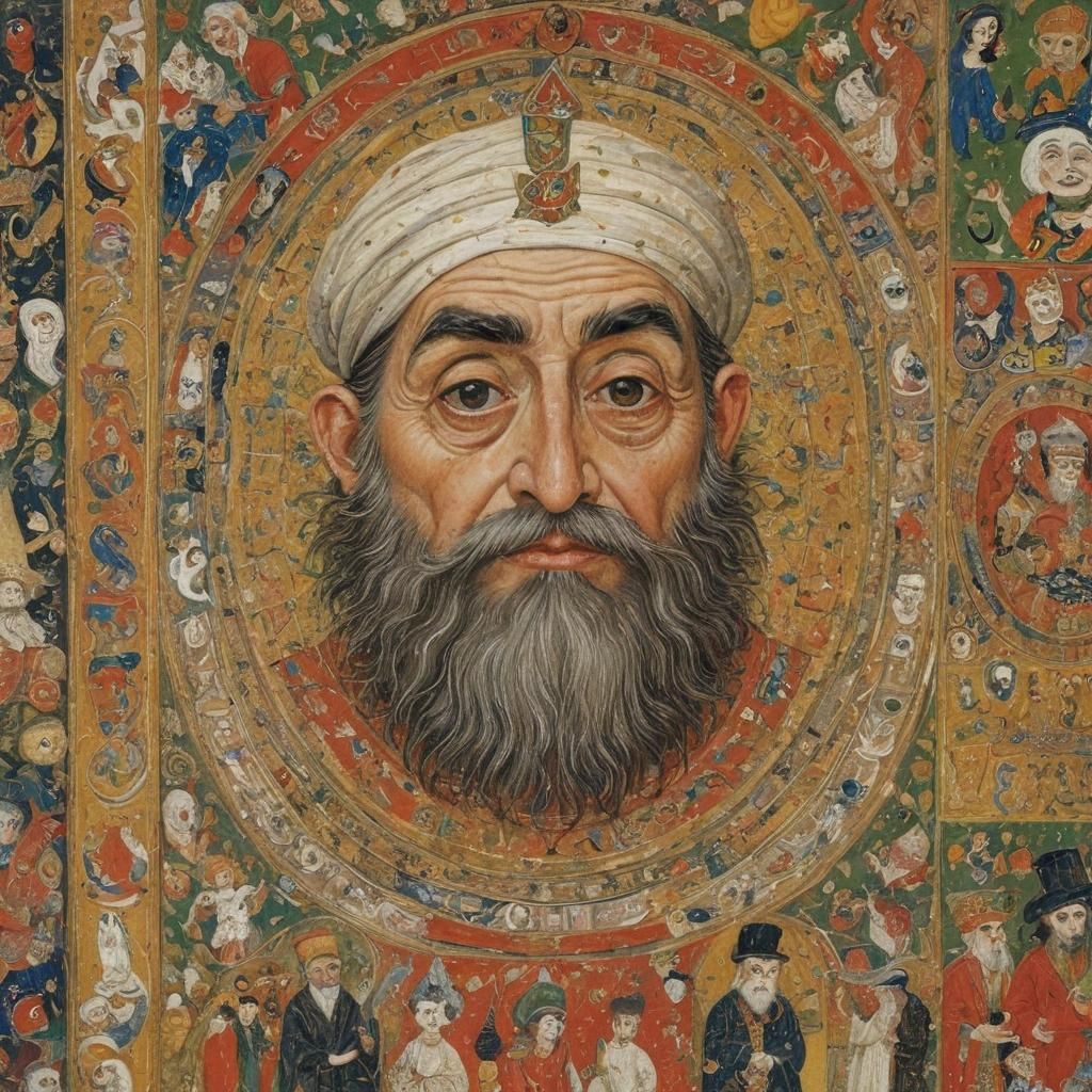 Wizardry as Art in Persian Miniature Style