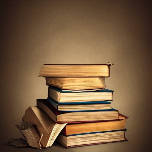 Magical Book Image Generated by AI