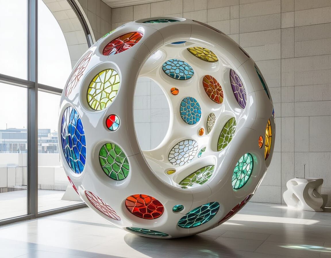 Diatomaceous Modernism Inflatable Ceramic Earthly Whirlingto...