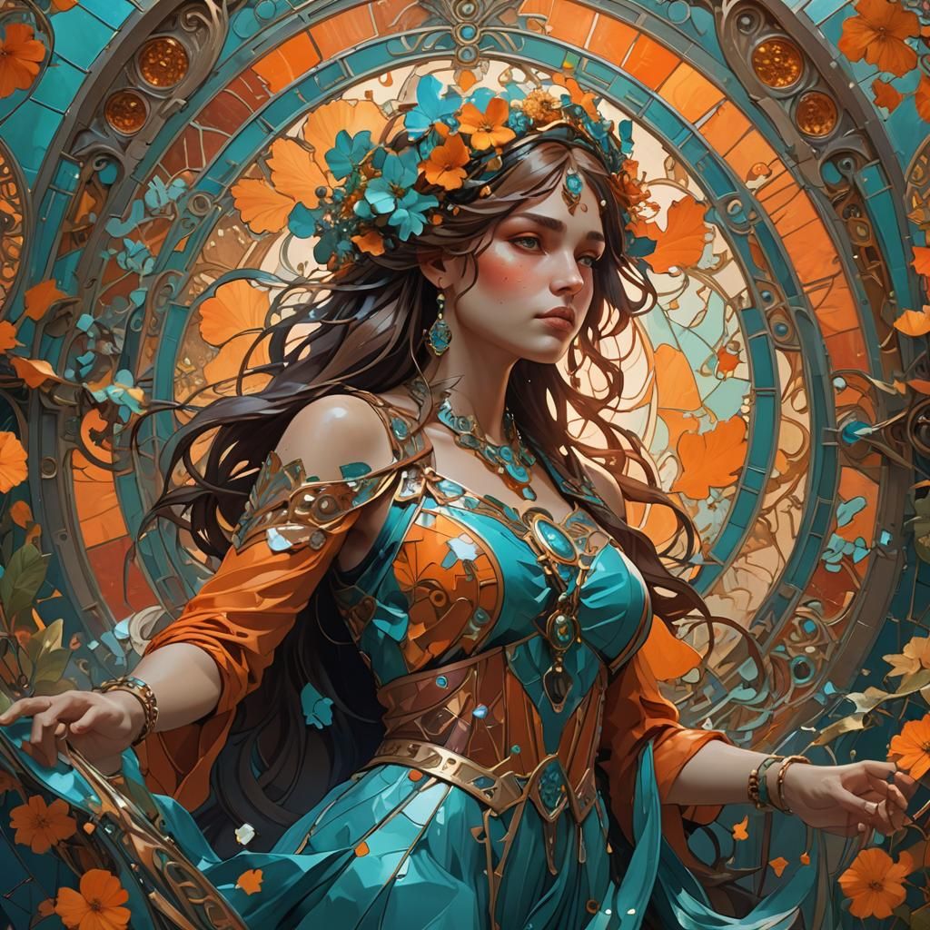 Intricate Puzzle Concept Art in 8K Resolution