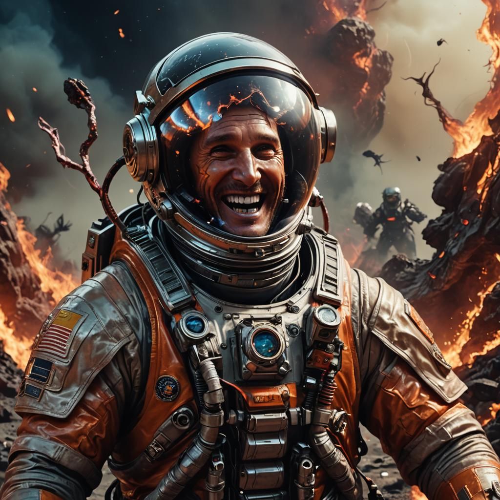 Matthew McConaughey satanic astronaut