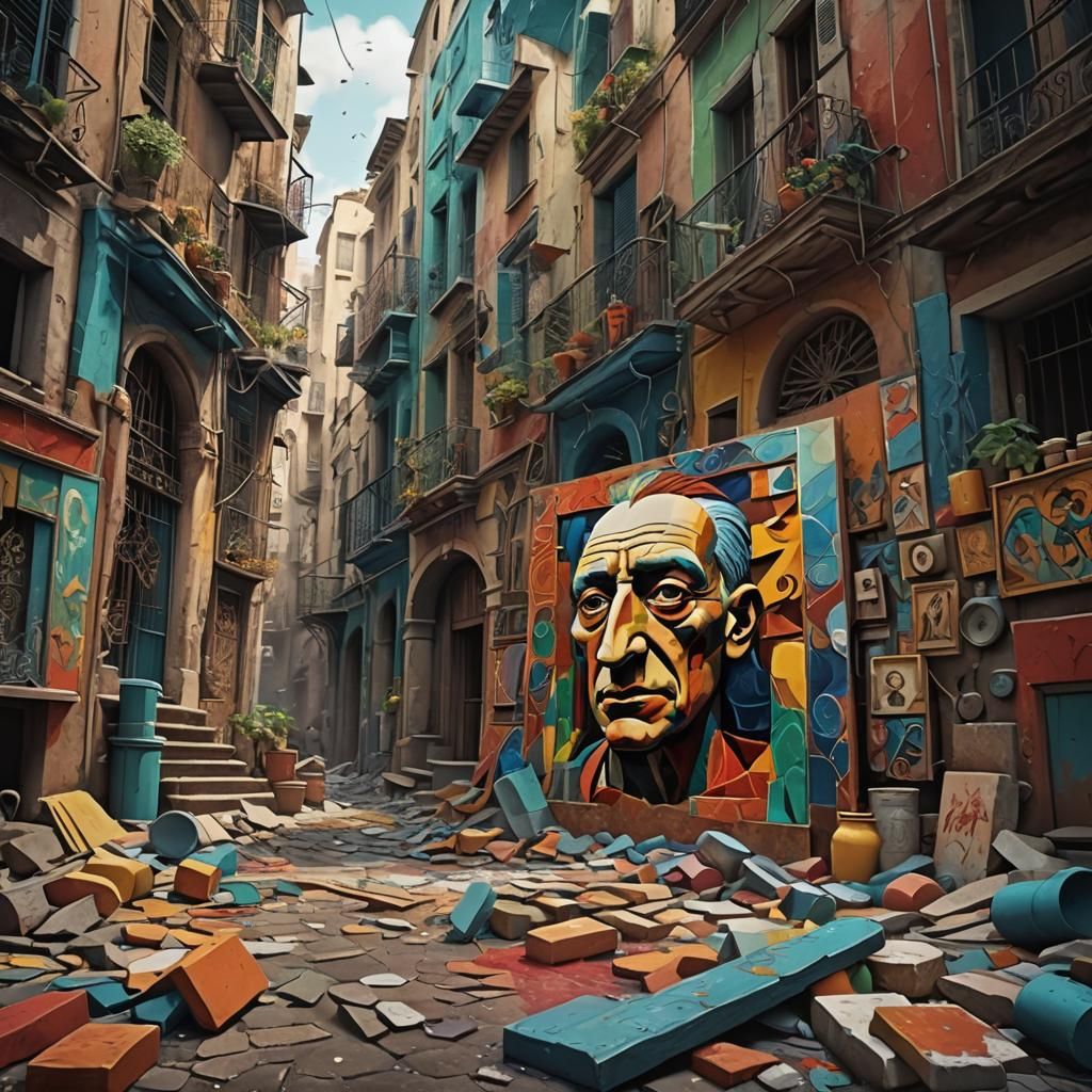 Multicolor Art Cleansing Soul: Detailed Matte Painting